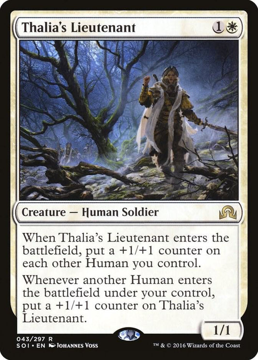Thalia's Lieutenant 43 Rare Shadows over Innistrad NM/M