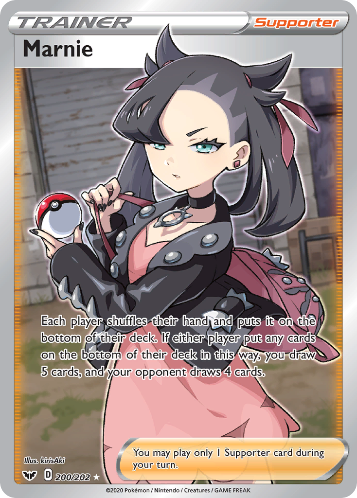 Marnie 200/202 Ultra Rare Sword & Shield NM/M