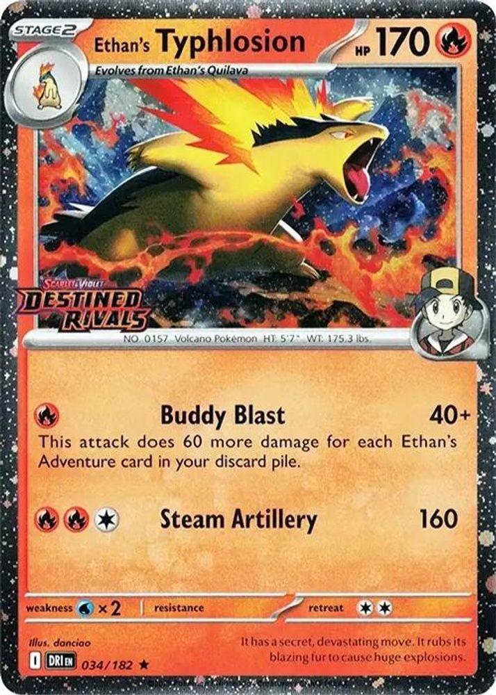 Ethan's Typhlosion (Prerelease) 034/182 Miscellaneous Cards & Products Holo NM/M
