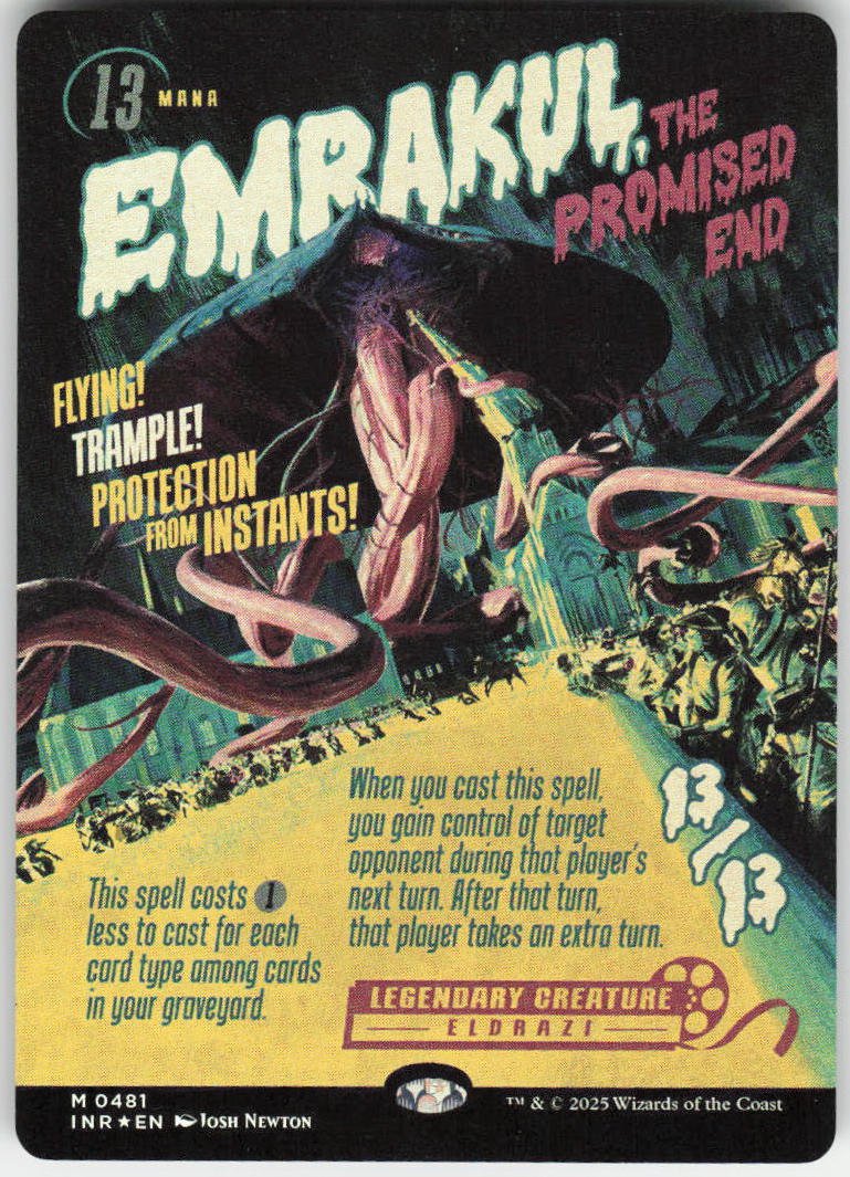 Emrakul, the Promised End (Showcase Foil) M Innistrad Remastered 481 NM