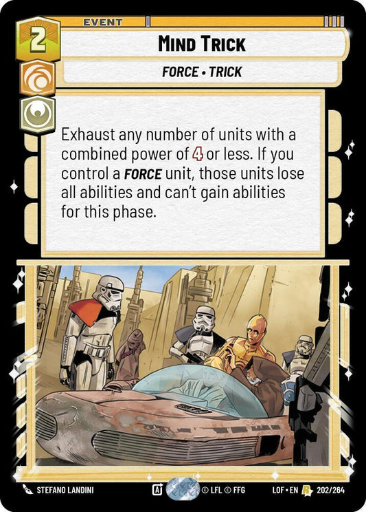 Mind Trick 202/264 Rare Legends of the Force NM/M