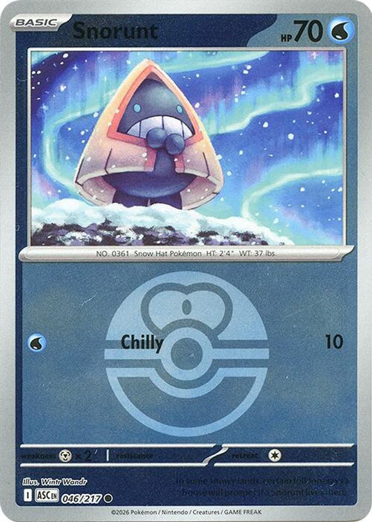 Snorunt (Love Ball) 046/217 Common Reverse Holo Ascended Heroes NM/M