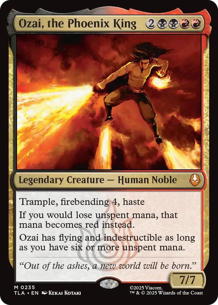 Ozai, the Phoenix King 235 Mythic Avatar: The Last Airbender NM/M