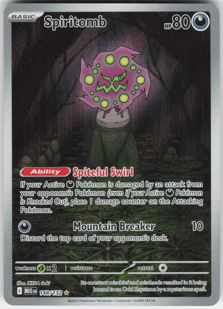 Spiritomb - Illustration Rare ME01: Mega Evolution 148/132 NM