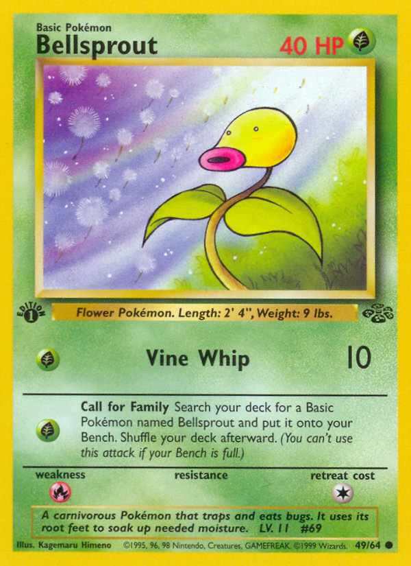 Bellsprout 49/64 Common Jungle Unlimited NM/M