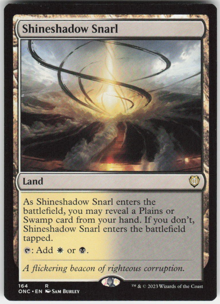 Shineshadow Snarl R Commander: Phyrexia: All Will Be One 164 NM