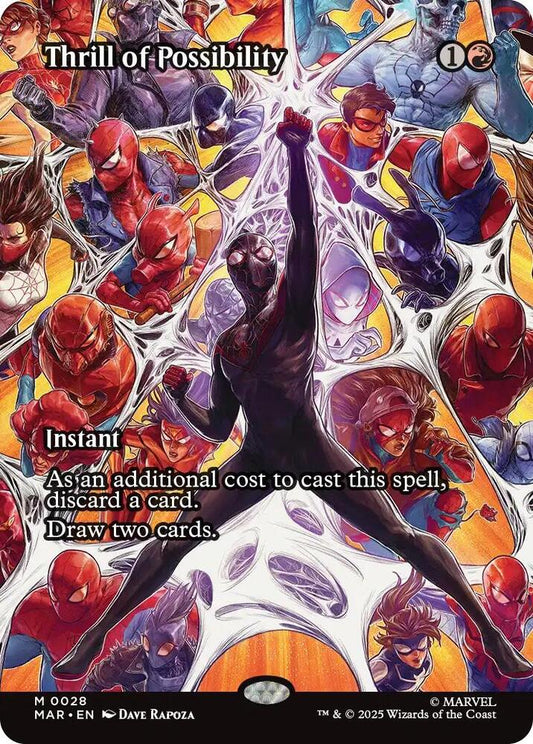 Thrill of Possibility (Borderless) 28 Marvel Universe Eternal-Legal Foil NM/M