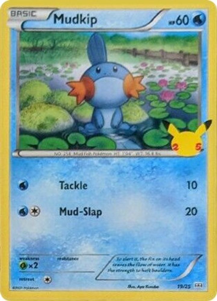 Mudkip 019/025 Promo Holo McDonald's 25th Anniversary Promos NM/LP