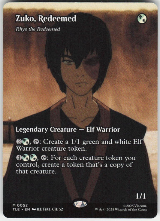 Zuko, Redeemed - Rhys the Redeemed (Borderless) M Avatar: The Last Airbender: Eternal-Legal 52 NM