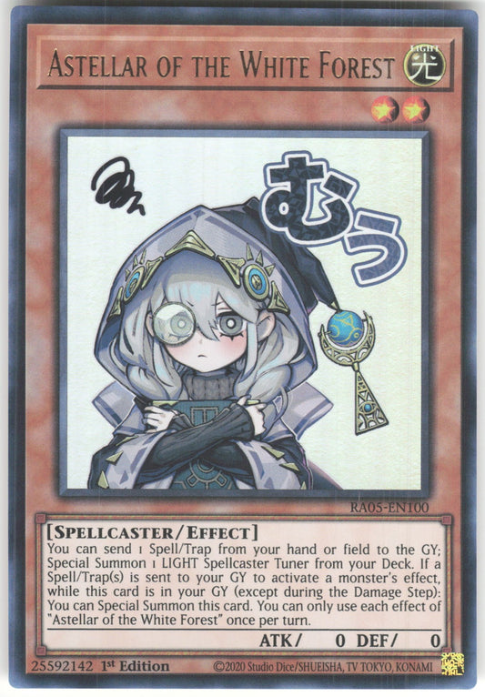 Astellar of the White Forest Ultra Rare Rarity Collection 5 RA05-EN100 NM