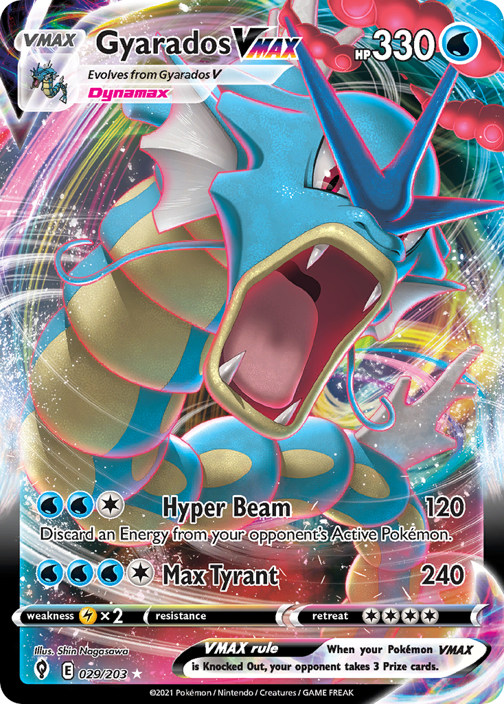 Gyarados VMAX 029/203 VMAX Rare Evolving Skies Holo NM/M
