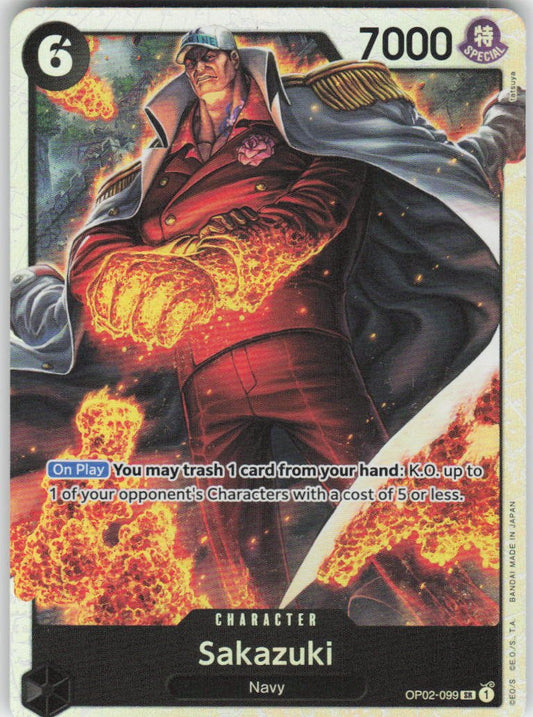 Sakazuki SR Paramount War OP02-099 NM