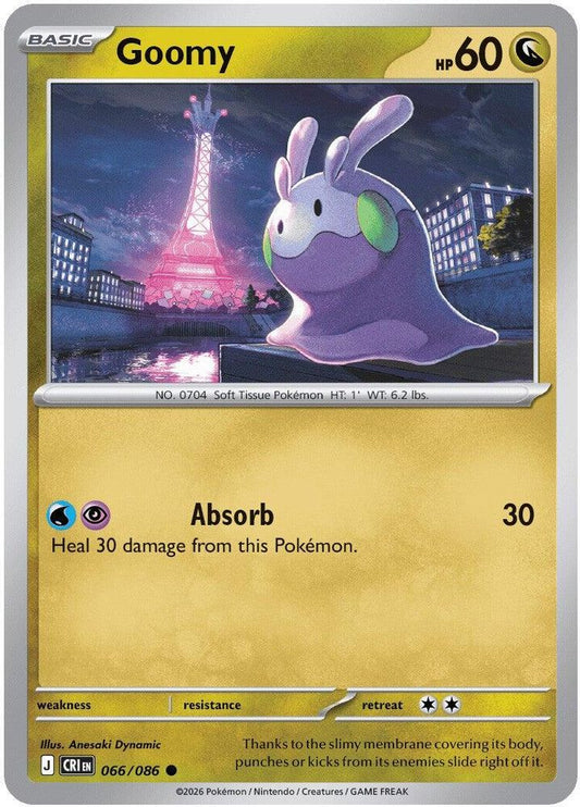 Goomy 066/086 Common Reverse Holo Chaos Rising NM/M