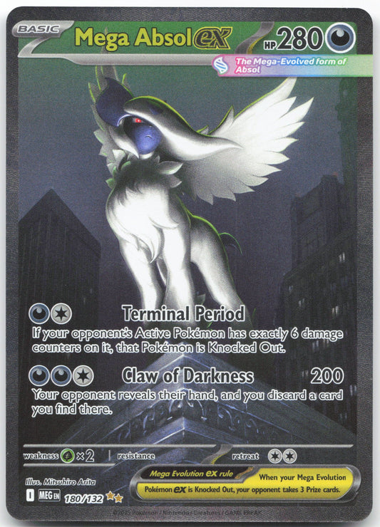 Mega Absol ex - Special Illustration Rare ME01: Mega Evolution 180/132 NM