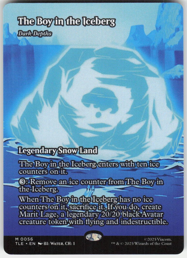 The Boy in the Iceberg - Dark Depths (Borderless) M Avatar: The Last Airbender: Eternal-Legal 56 NM