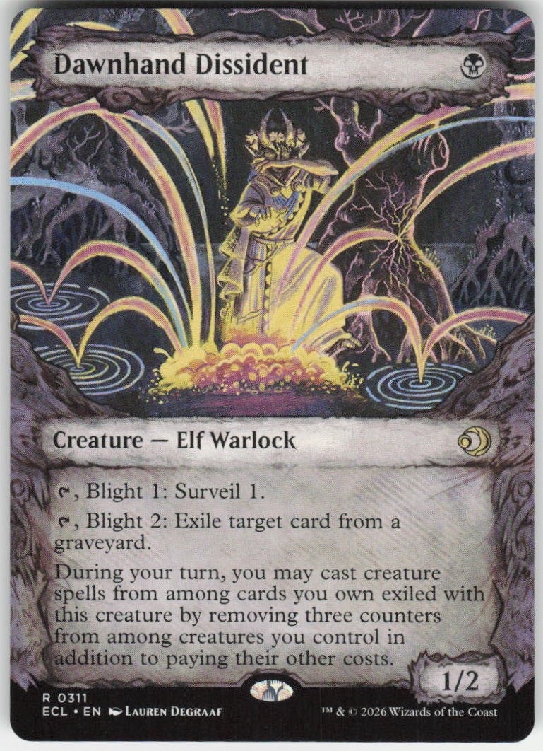 Dawnhand Dissident (Showcase) R Lorwyn Eclipsed 311 NM