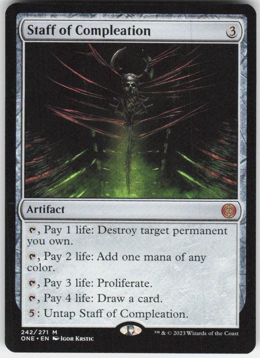 Staff of Compleation M Phyrexia: All Will Be One 242 NM
