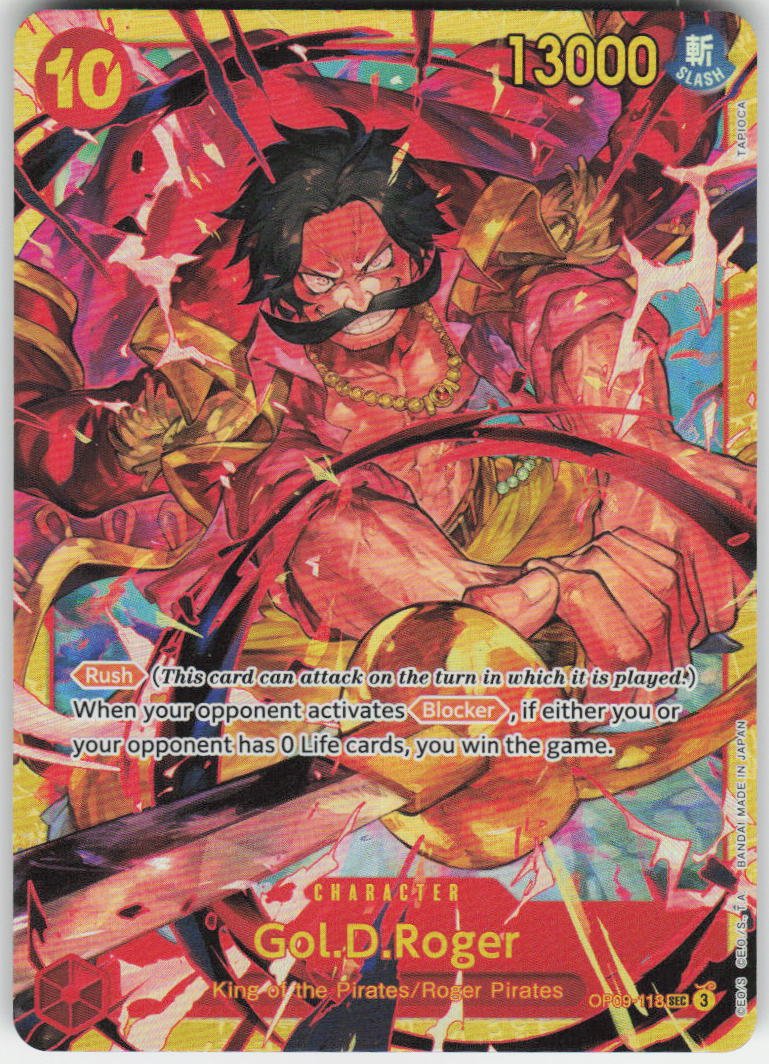 Gol.D.Roger SEC Emperors in the New World OP09-118 NM