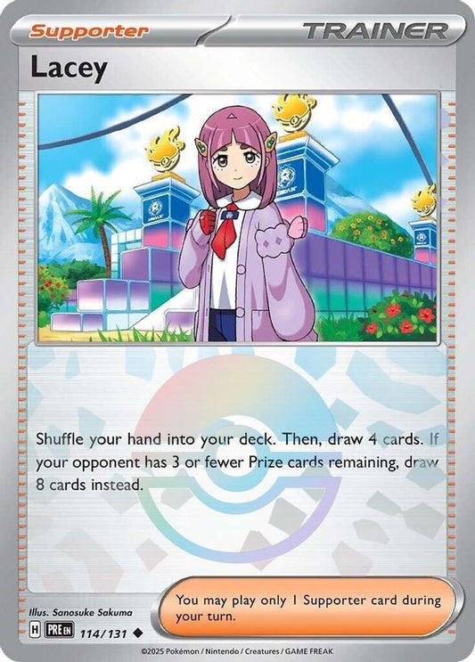 Lacey (Poke Ball Pattern) 114/131 Uncommon Prismatic Evolutions NM/M