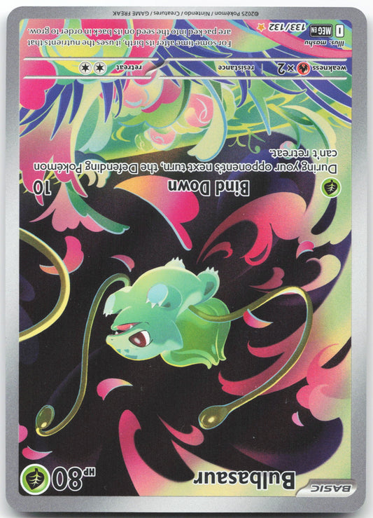 Bulbasaur - Illustration Rare ME01: Mega Evolution 133/132 NM