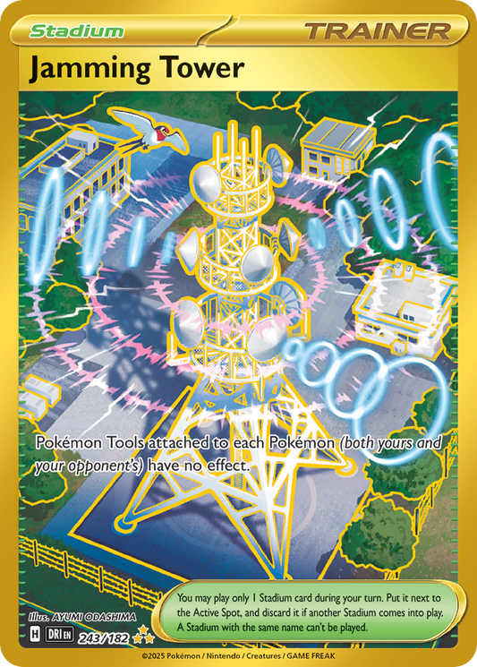 Jamming Tower 243/182 Hyper Rare Destined Rivals NM/M