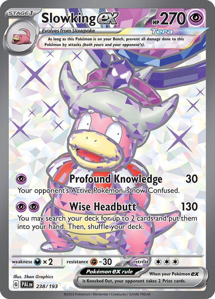 Slowking ex 238/193 Ultra Rare Paldea Evolved NM/M