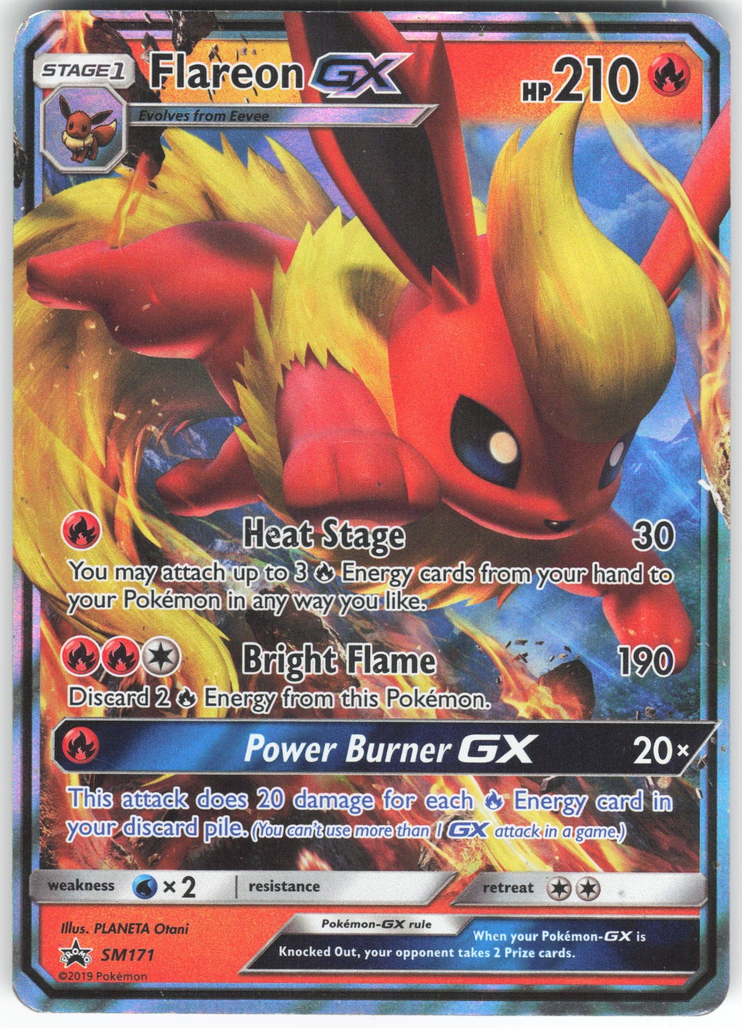 Flareon GX - Promo SM Promos SM171 HP