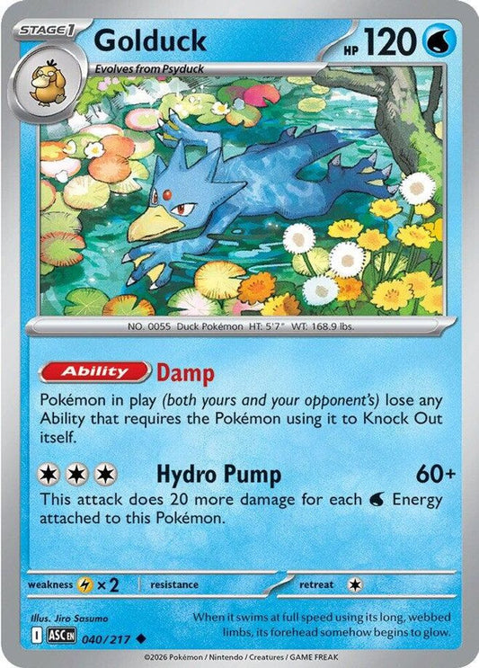 Golduck 040/217 Uncommon Ascended Heroes NM/M