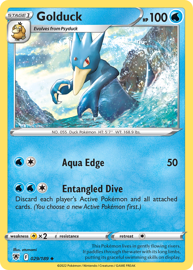 Golduck 029/189 Uncommon Astral Radiance NM/LP