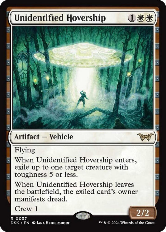 Unidentified Hovership 37 Rare Duskmourn: House of Horror NM/M