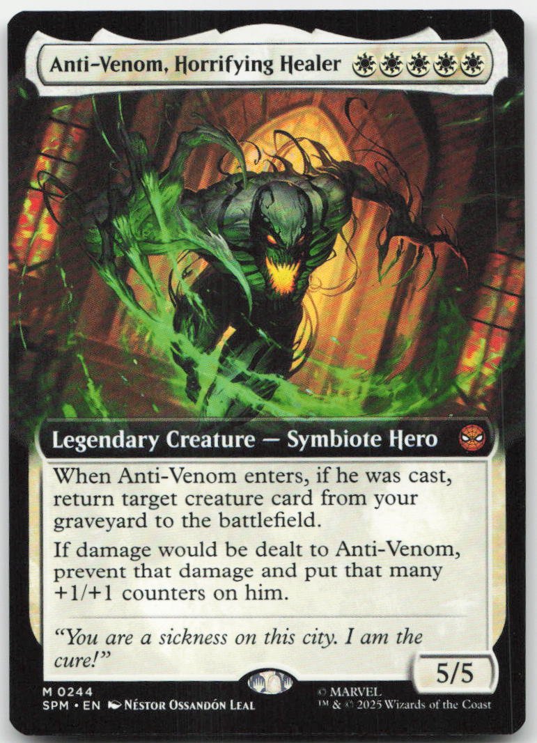 Anti-Venom, Horrifying Healer (Extended Art) M Marvel's Spider-Man 244 NM