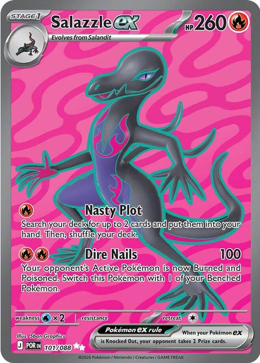 Salazzle ex 101/088 Ultra Rare Perfect Order NM/M