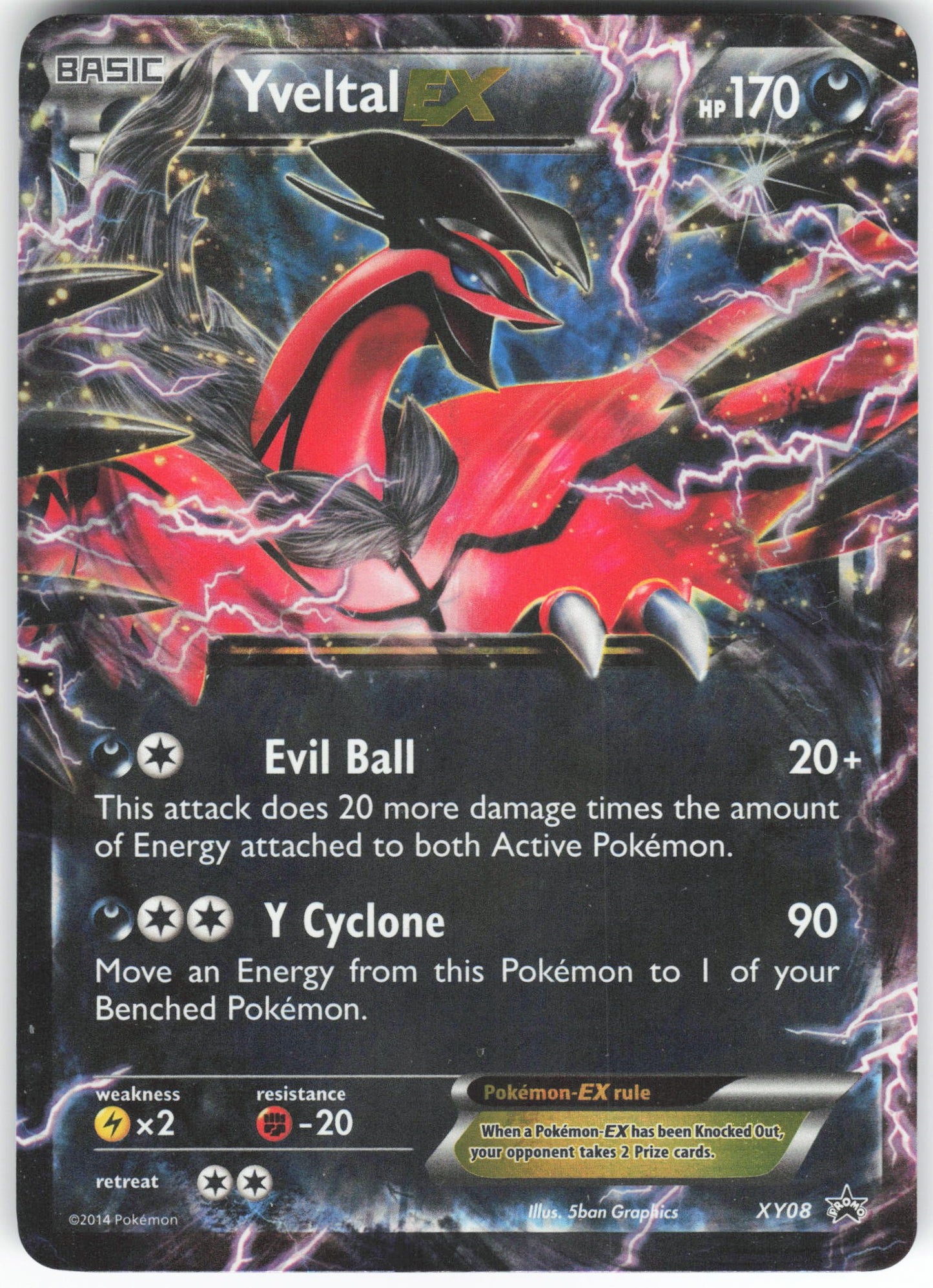 Yveltal EX - Promo XY Promos XY08 LP