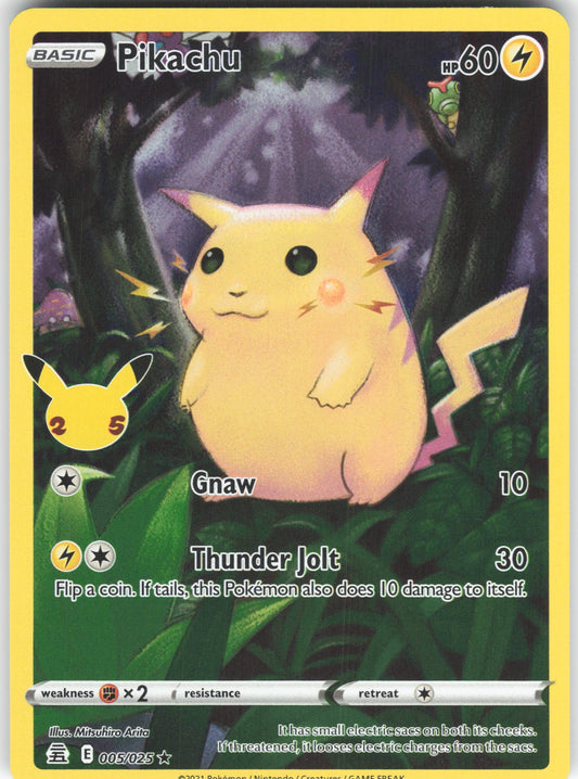 Pikachu Holo Rare Celebrations 005/025 NM