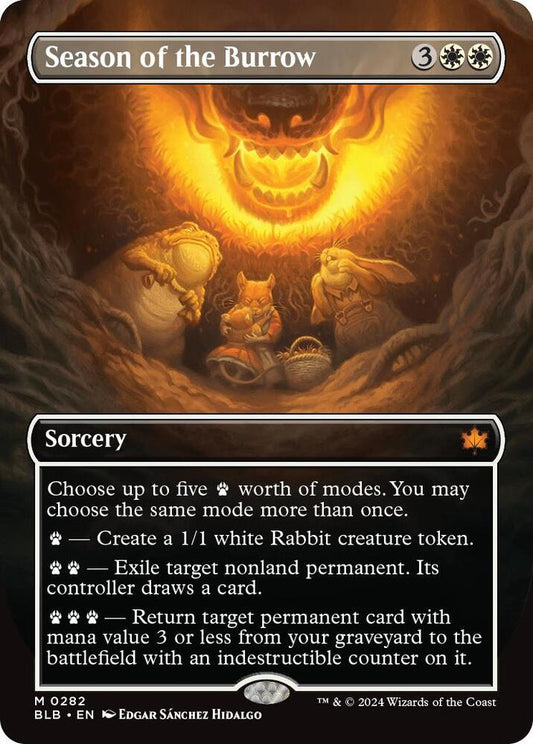 Season of the Burrow (Borderless) 282 Mythic Bloomburrow NM/M