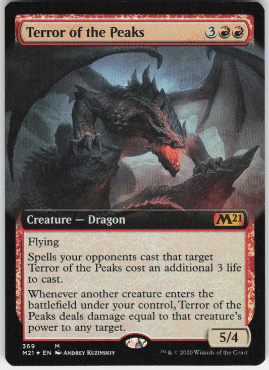 Terror of the Peaks (Extended Art) M Core Set 2021 369 NM