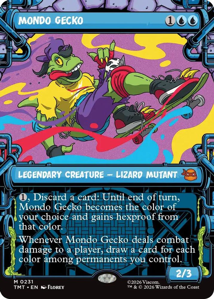 Mondo Gecko (Showcase) 0231 Mythic Teenage Mutant Ninja Turtles NM/M