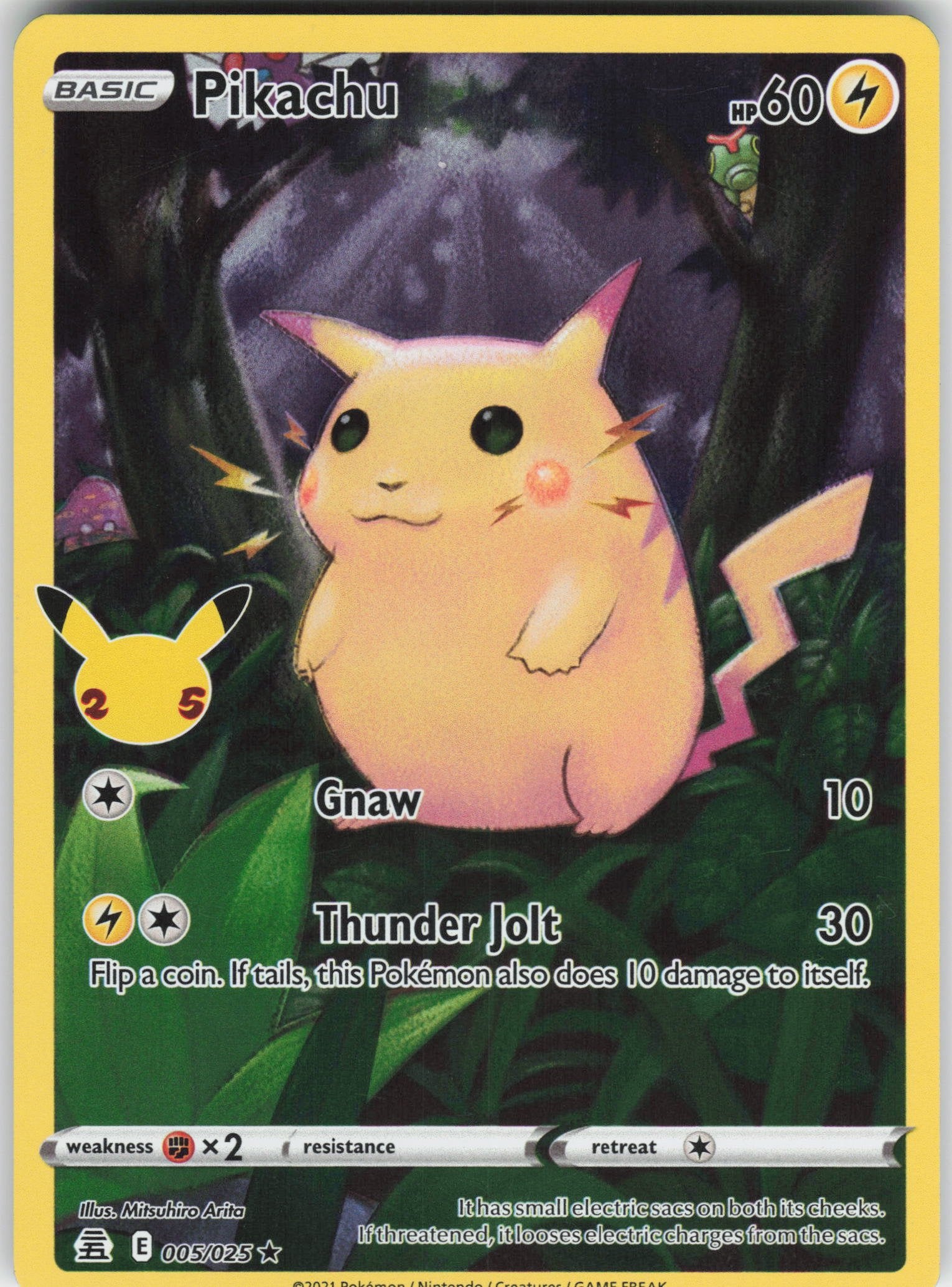 Pikachu Holo Rare Celebrations 005/025 NM