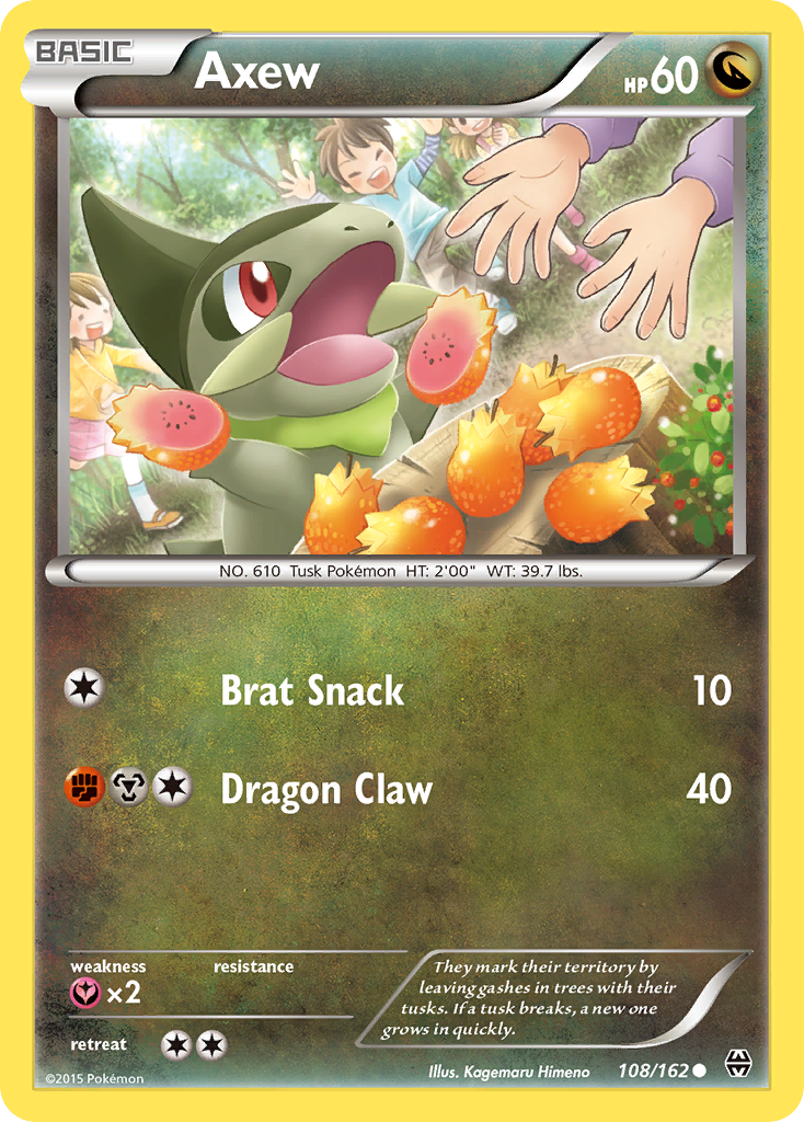 Axew 108/162 Common BREAKthrough NM/LP