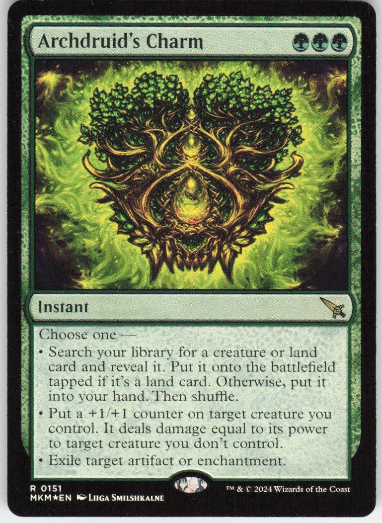 Archdruid's Charm R Prerelease Cards 151 NM