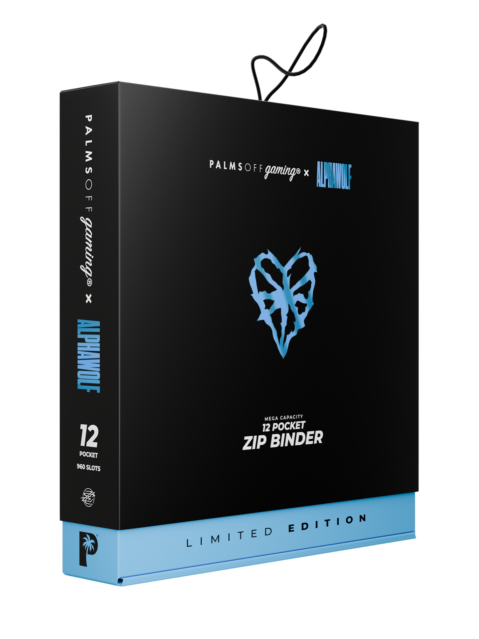 Palms Off Gaming | Limited Edition MEGA Capacity 12 Pocket Zip Binder - POG X Alpha Wolf