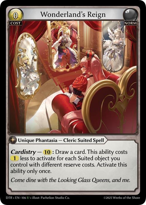 Wonderland's Reign 106 Uncommon Distorted Reflections NM