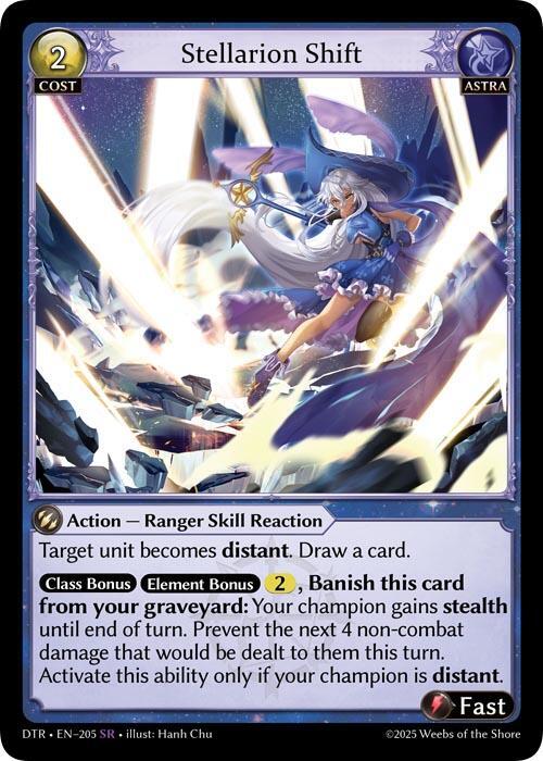 Stellarion Shift 205 Super Rare Distorted Reflections NM