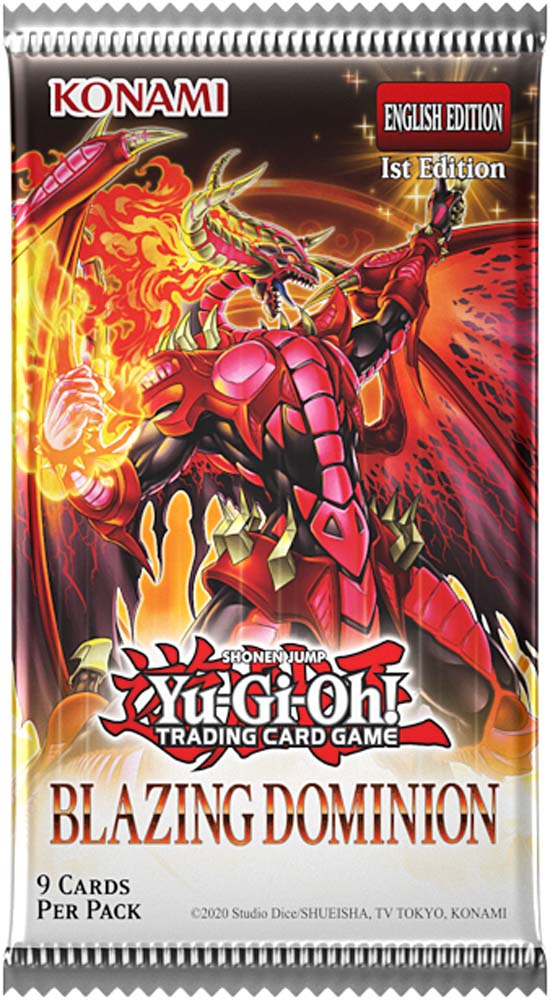 Yu-Gi-Oh! TCG: Blazing Dominion - 9 x Card Booster Pack