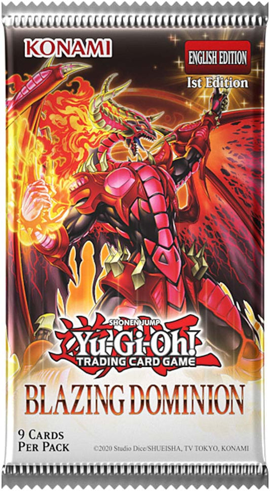 Yu-Gi-Oh! TCG: Blazing Dominion - 9 x Card Booster Pack