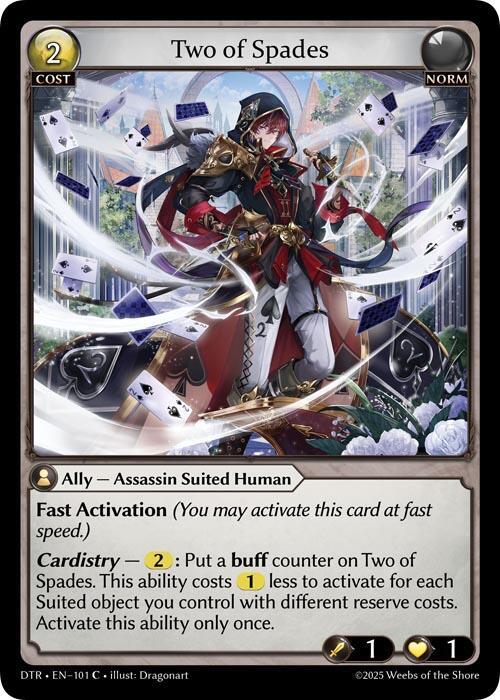 Two of Spades 101 Common Distorted Reflections NM