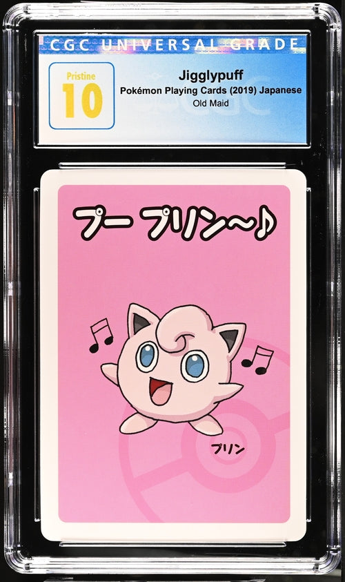 CGC PRISTINE 10 Jigglypuff Pokémon Playing Cards 2019 Japanese Old Maid