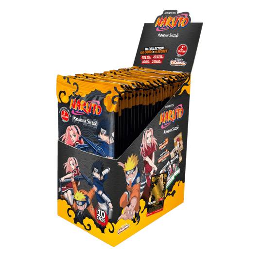 PREORDER: NARUTO Mythos TCG – Konoha Shido (2nd Edition) Booster Box