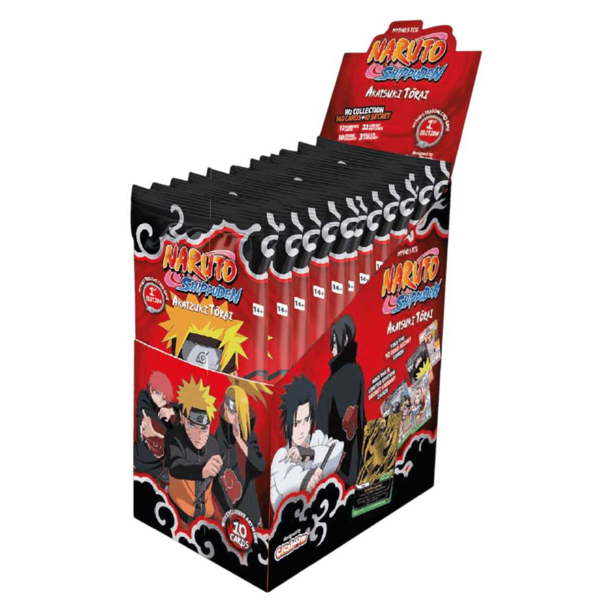 PREORDER: NARUTO Mythos TCG – Naruto Shippuden Akatsuki (1st Edition) Booster Box