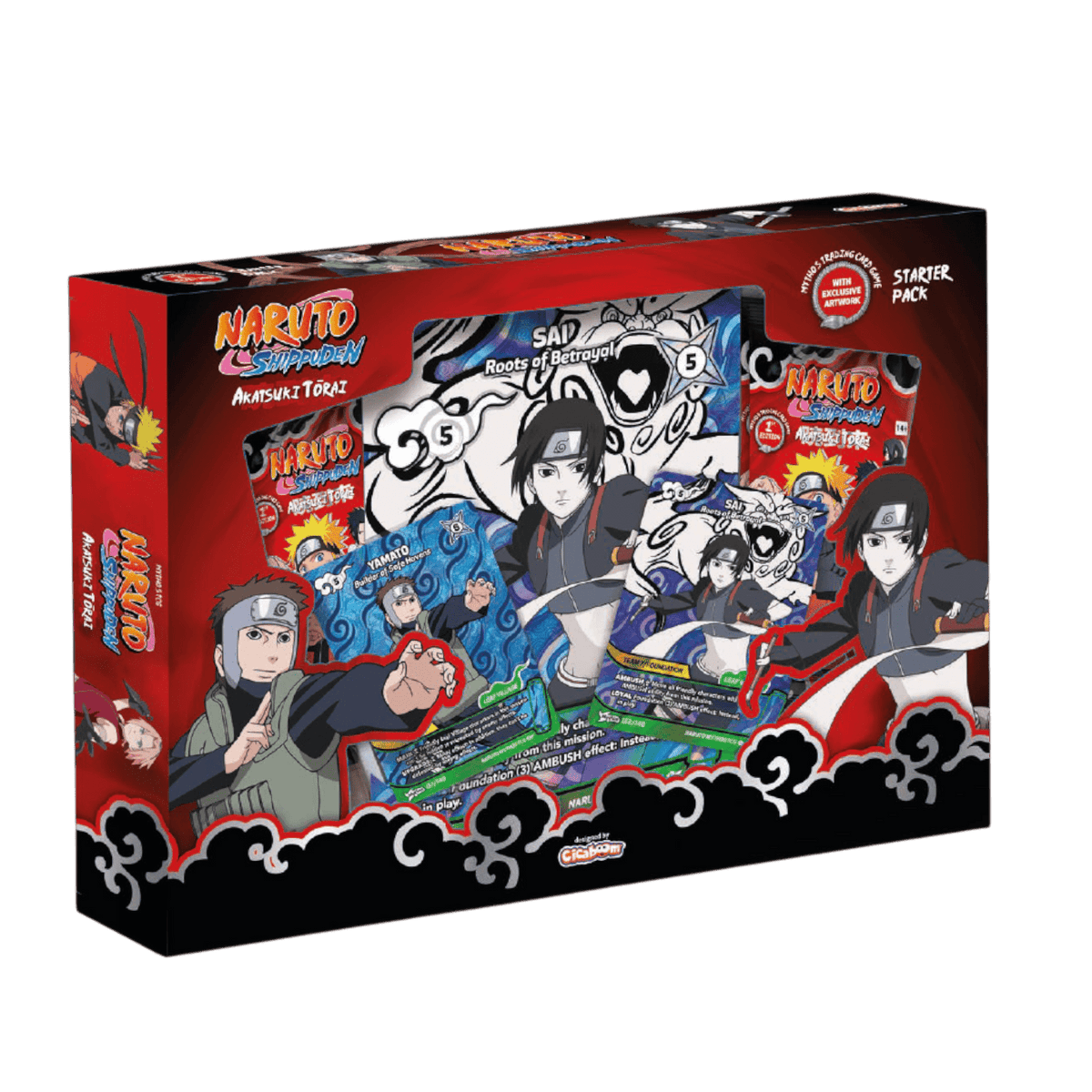PREORDER: NARUTO Mythos TCG – Naruto Shippuden Sai: Roots of Betrayal Starter Pack (1st Edition)